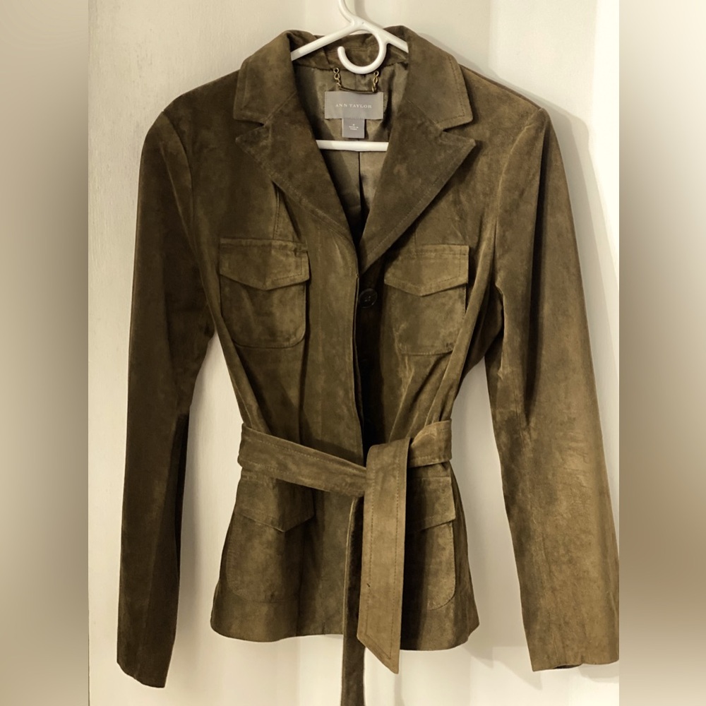 Ann Taylor suede jacket